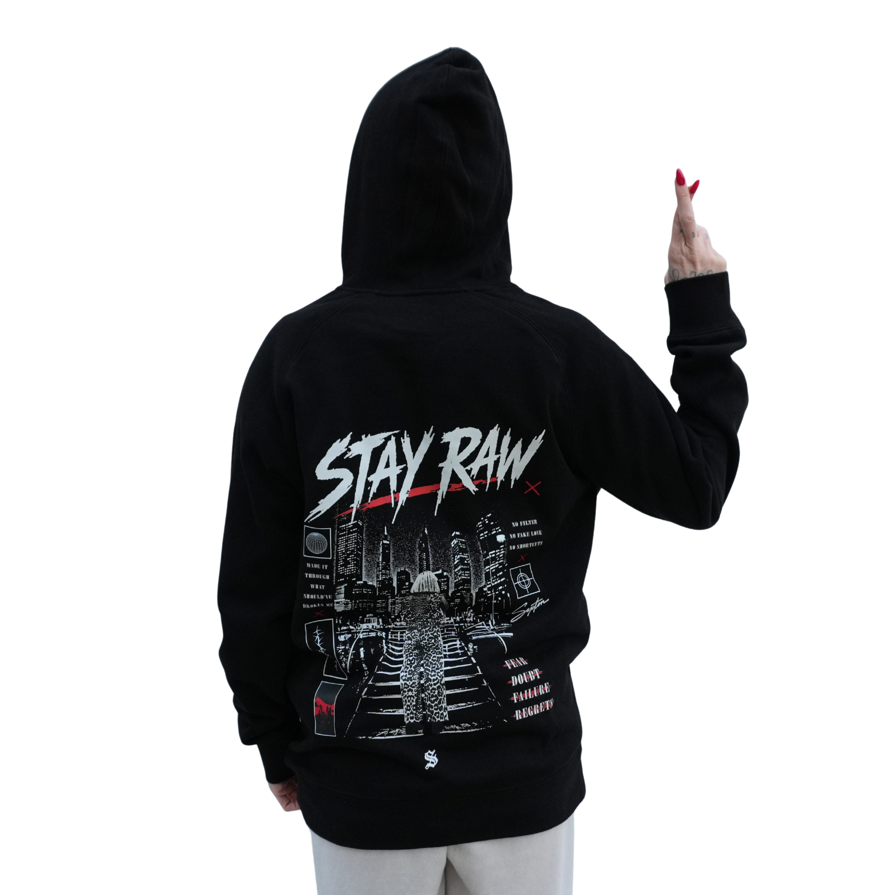 Stay Raw Skyline Hoodie